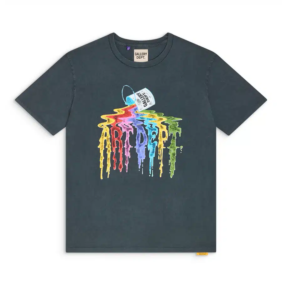 T-shirt Art Dept Fournitures noir vintage Gallery Dept.-influensse