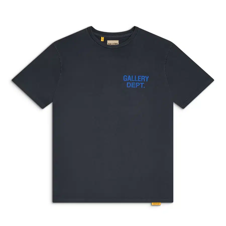 T-shirt Souvenir coton noir délavé Gallery Dept.-influensse