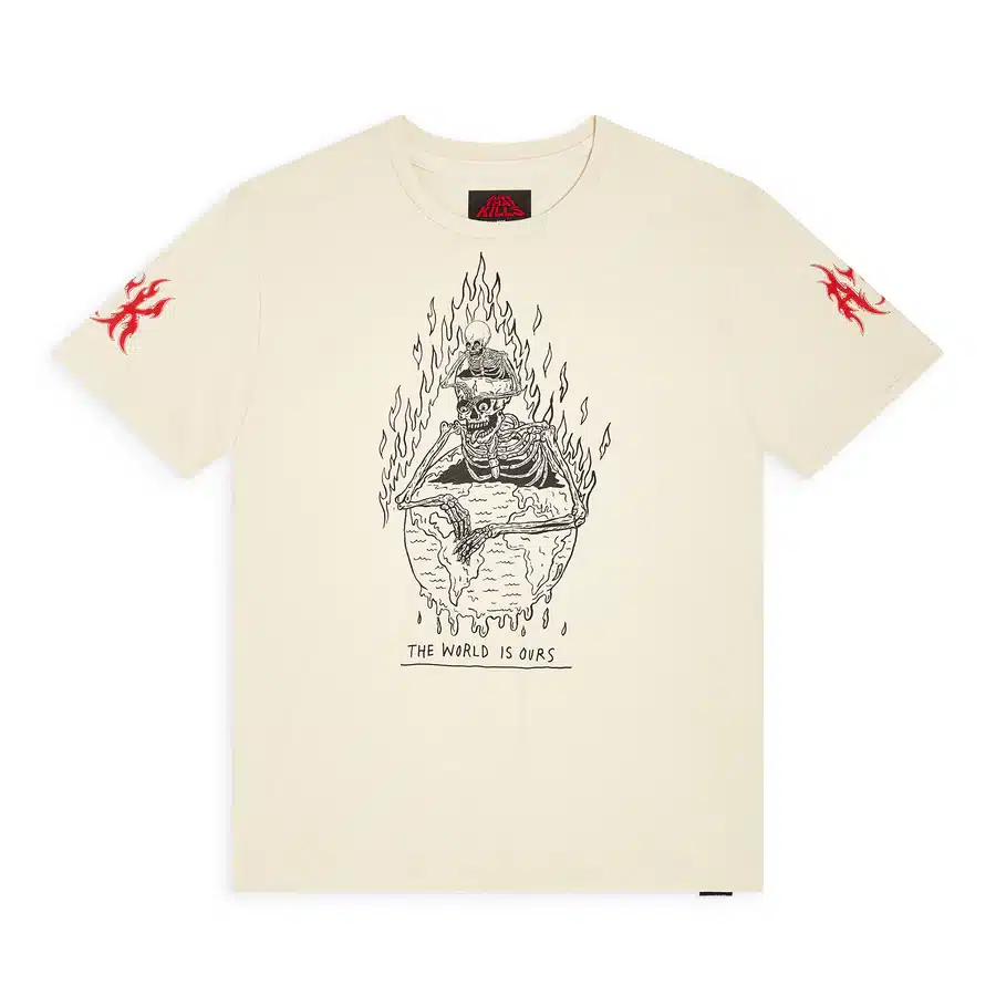 T-shirt The world is ours Gallery blanc archives Dept.-influensse