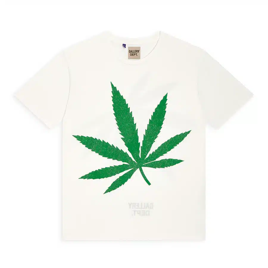 T-shirt Weed coton blanc archive clair Gallery Dept.-influensse