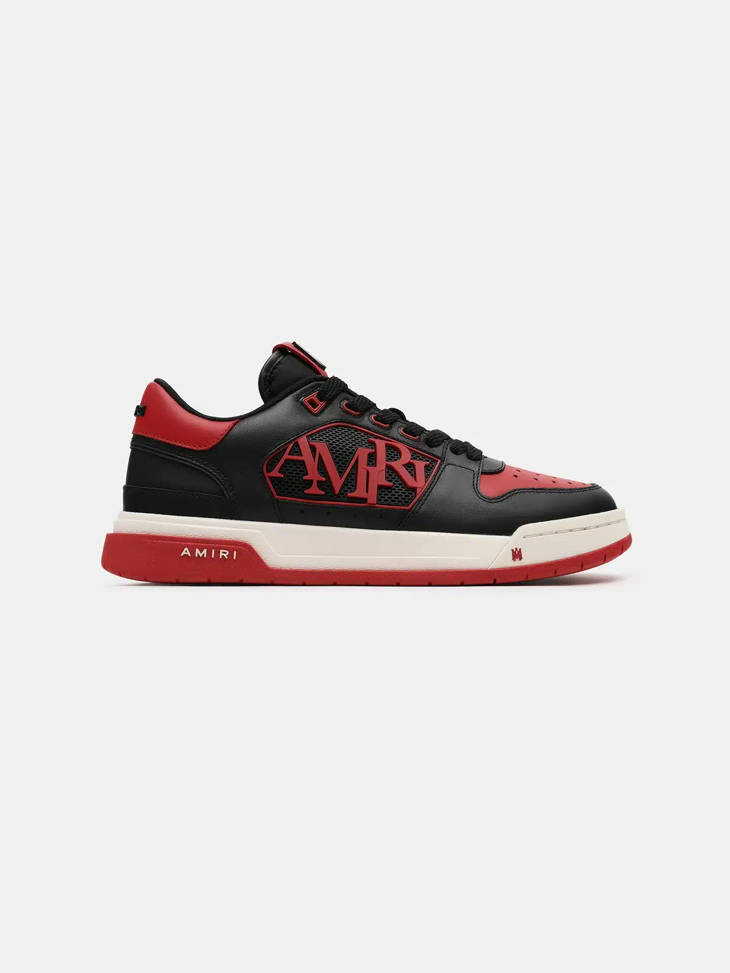 Sneaker Classic Low cuir rouge noir Amiri-influensse