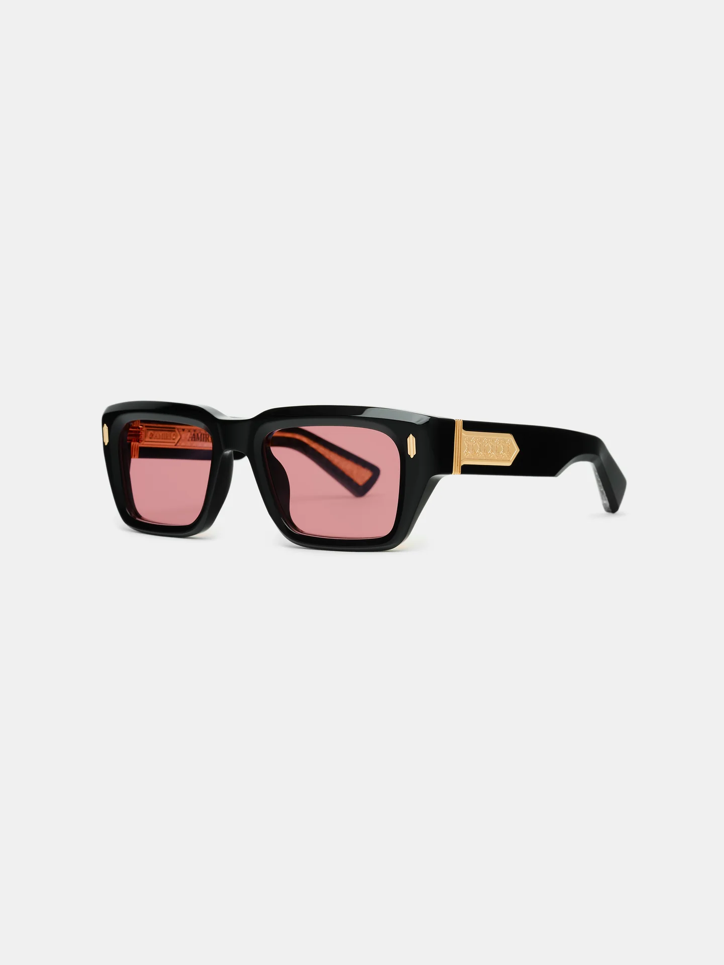 Lunettes de soleil Hollywood noir rose Amiri-influensse
