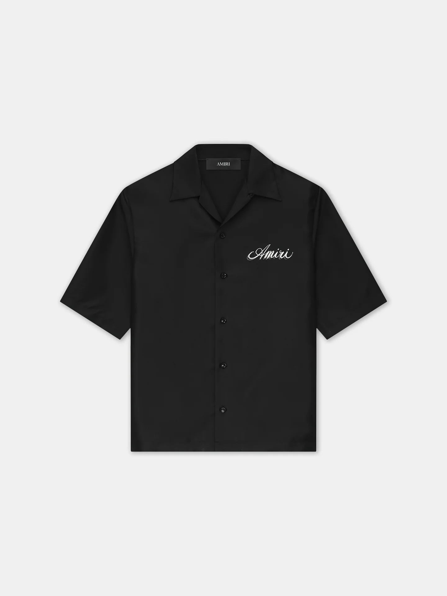 Chemise MC Living The Dream soie noir Amiri-influensse