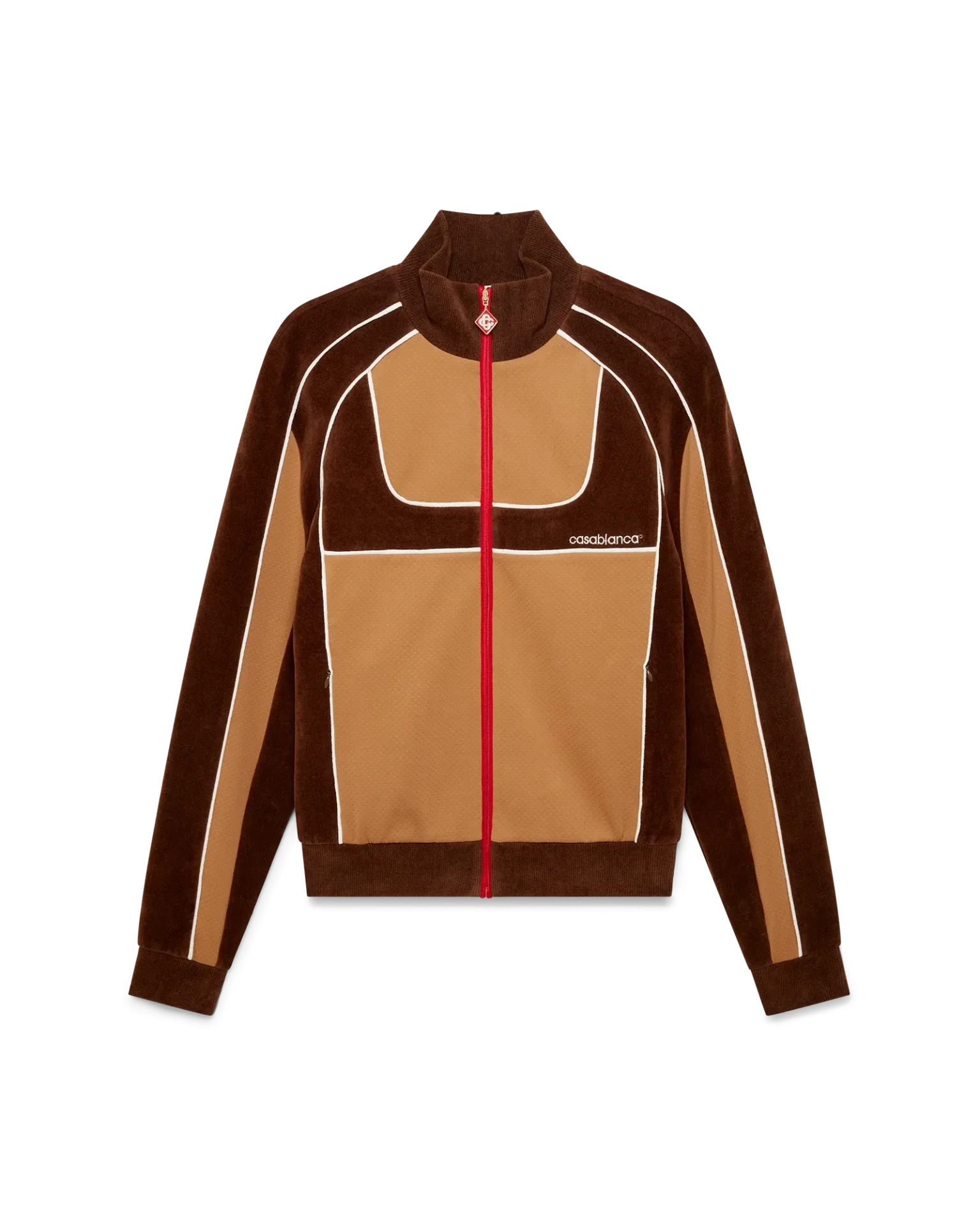 Ensemble survêtement en chenille beige marron Casablanca-influensse