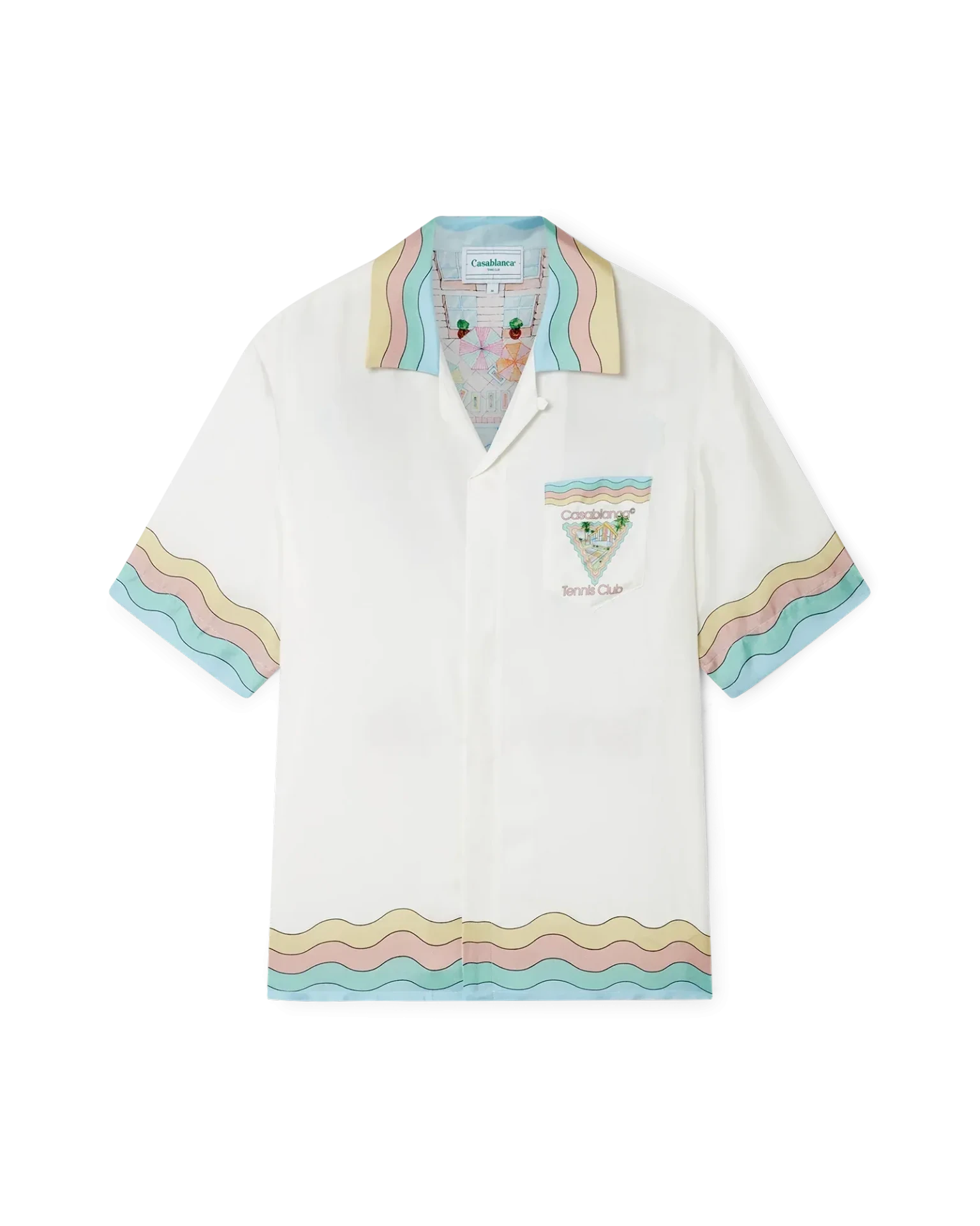 Chemise MC Maison de Reve soie blanc cassé Casablanca Paris-influensse