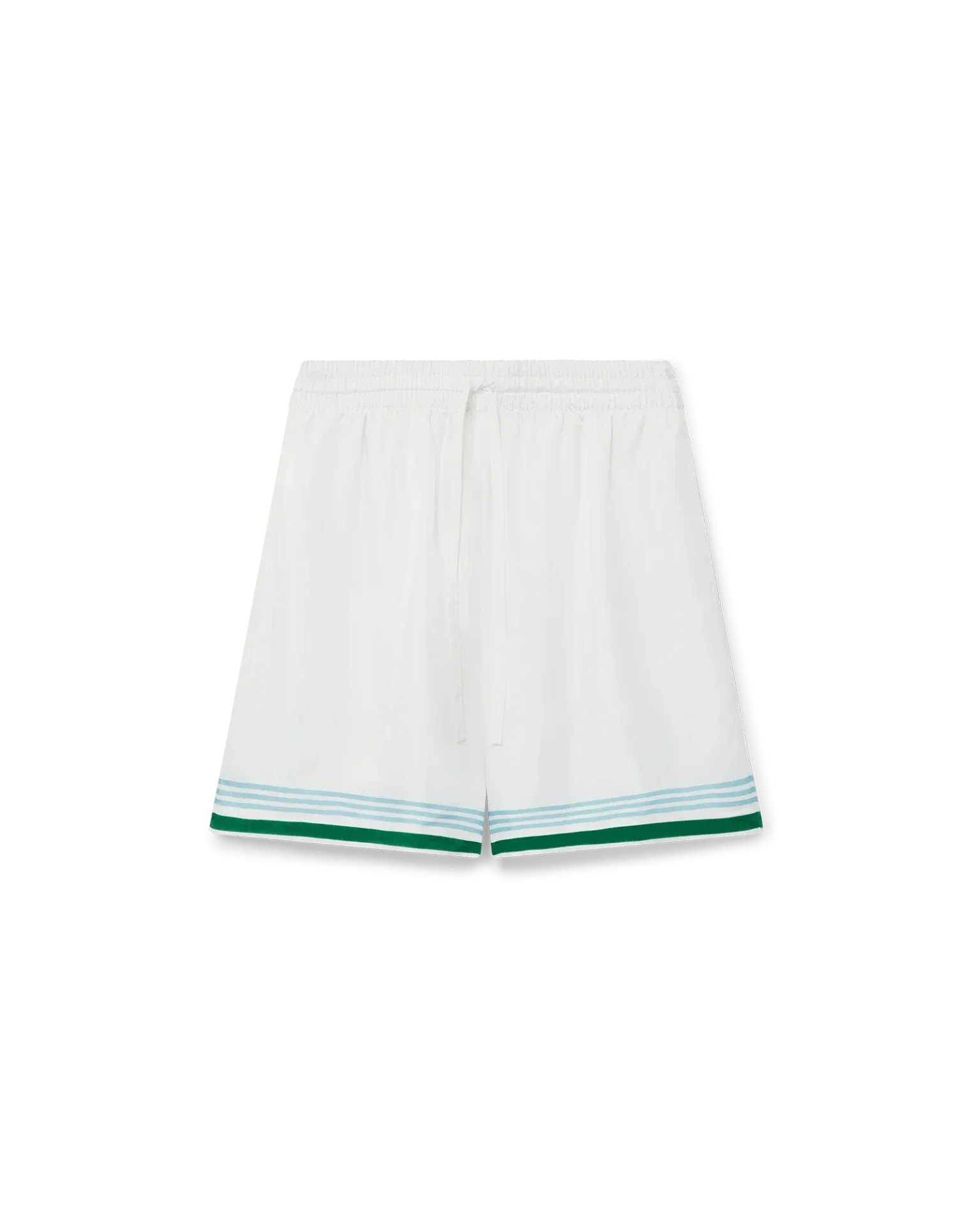 Short Metaphysical Tennis Icon soie blanc vert Casablanca-influensse
