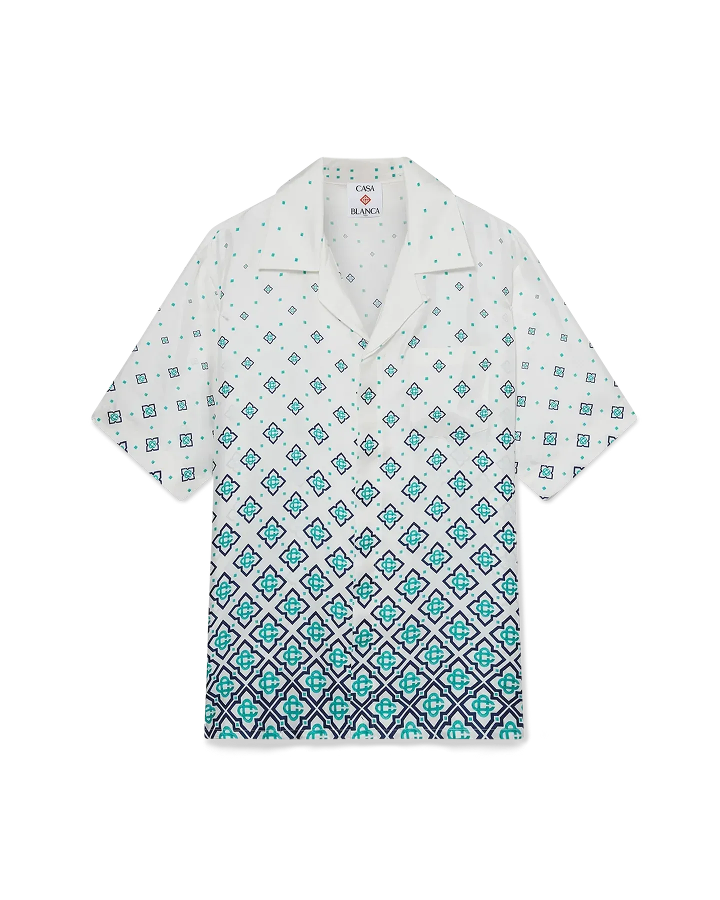 Chemise MC Monogramme dégradé soie multicolore Casablanca-influensse