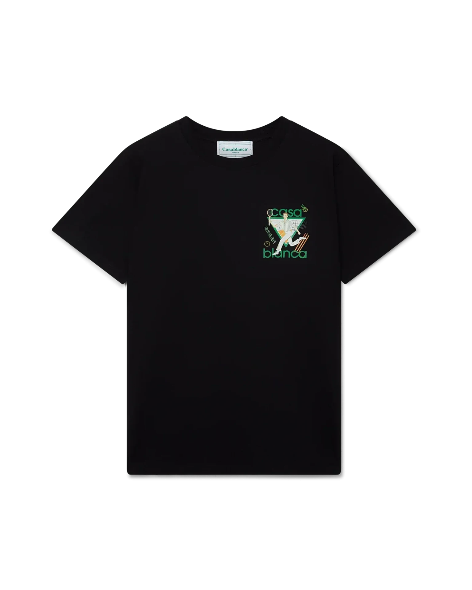T-shirt Le Jeu Casablanca coton noir Casablanca Paris-influensse