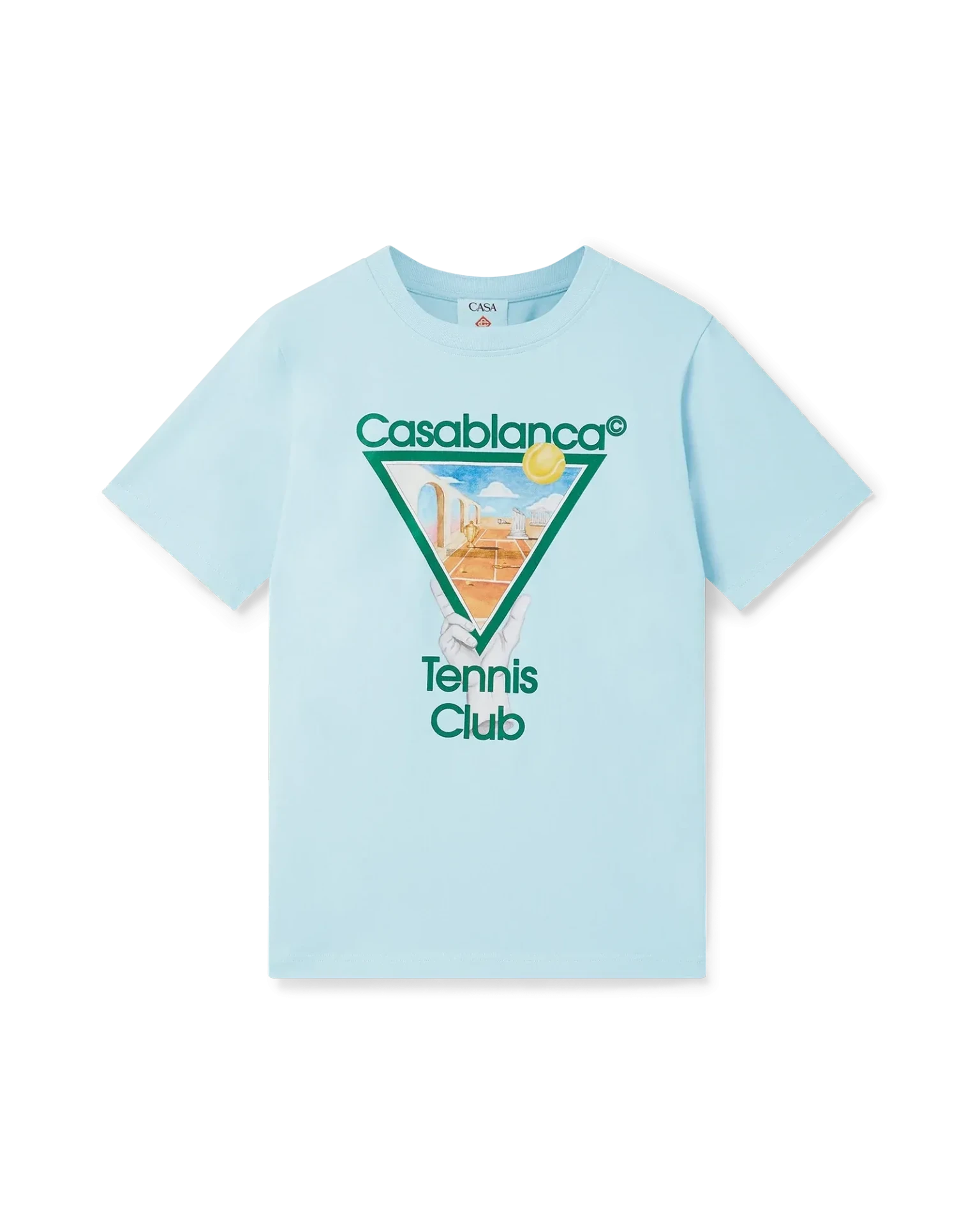 T-shirt MC Metaphysical Tennis Icon bleu Casablanca Paris-influensse