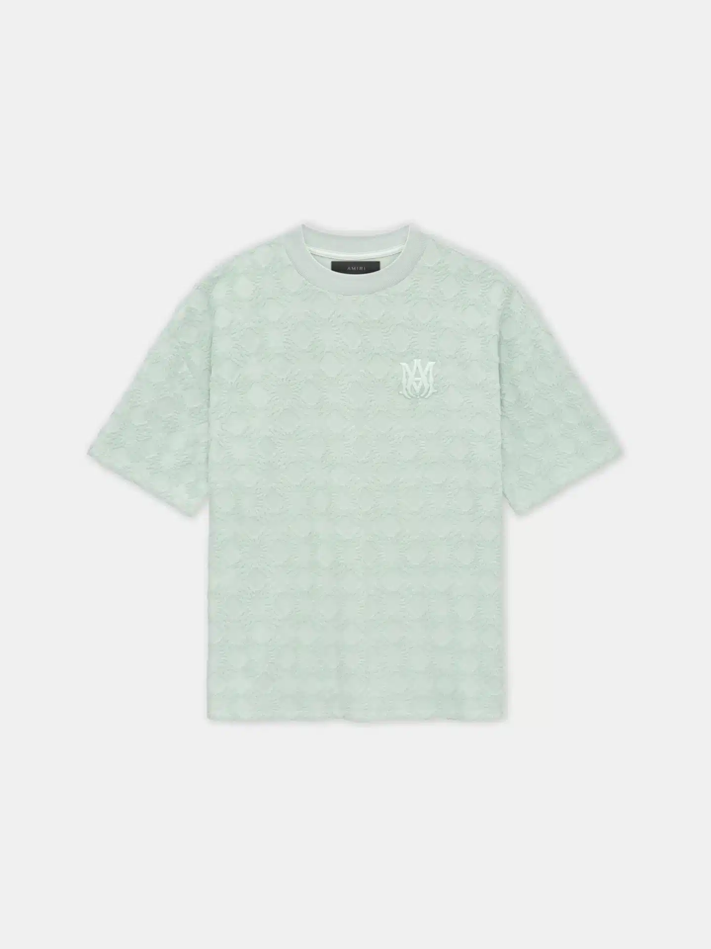 T-shirt oversize MA Quad Toweling menthe pâle Amiri-influensse