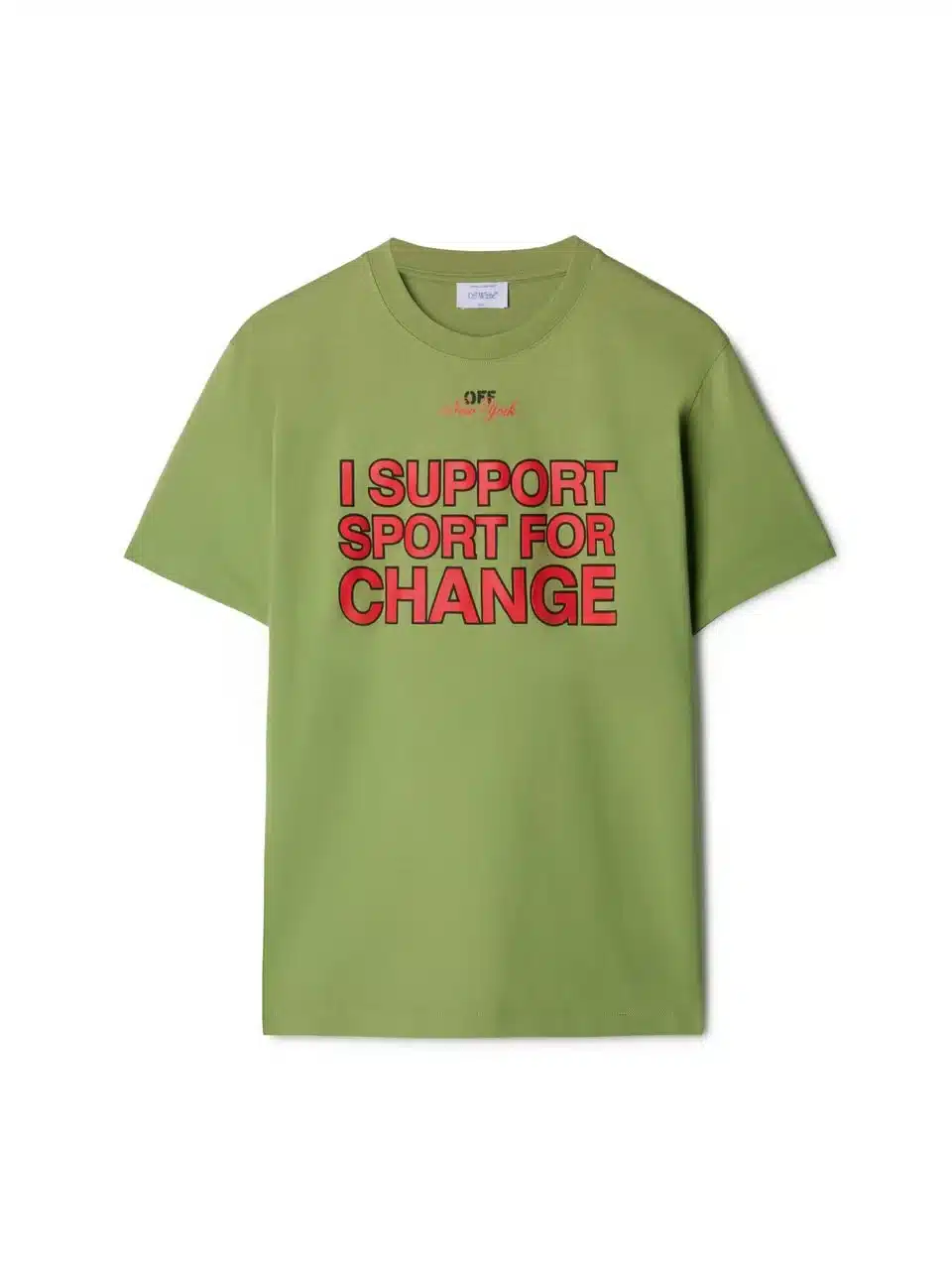 T-shirt AC Milan I Support vert Off-White-influensse