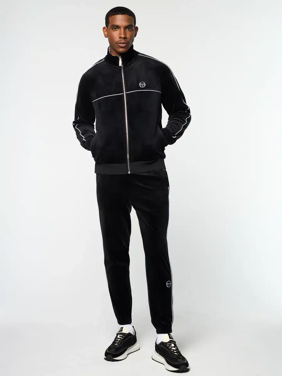 Ensemble survêtement Lioni velours noir Sergio Tacchini-influensse