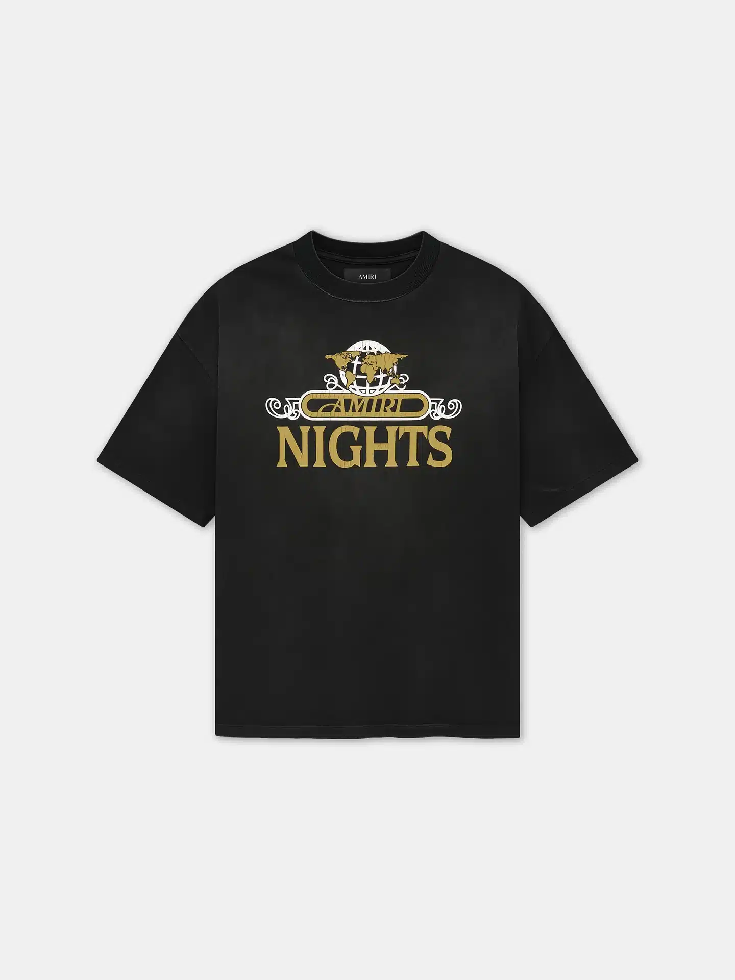 T-shirt oversize Nights vintage noir Amiri-influensse