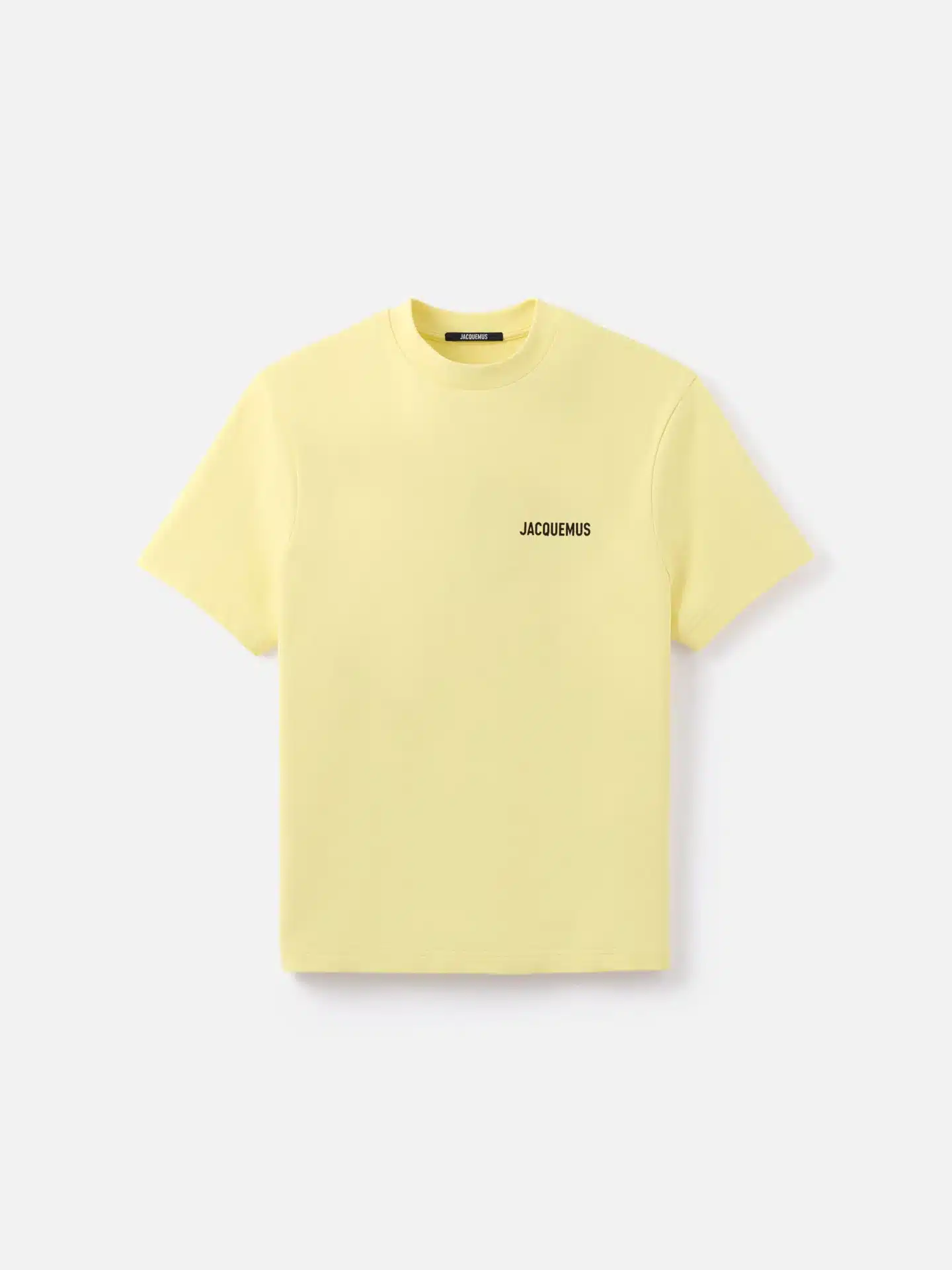 T-shirt logo Adresse Ibiza jaune Jacquemus-influensse