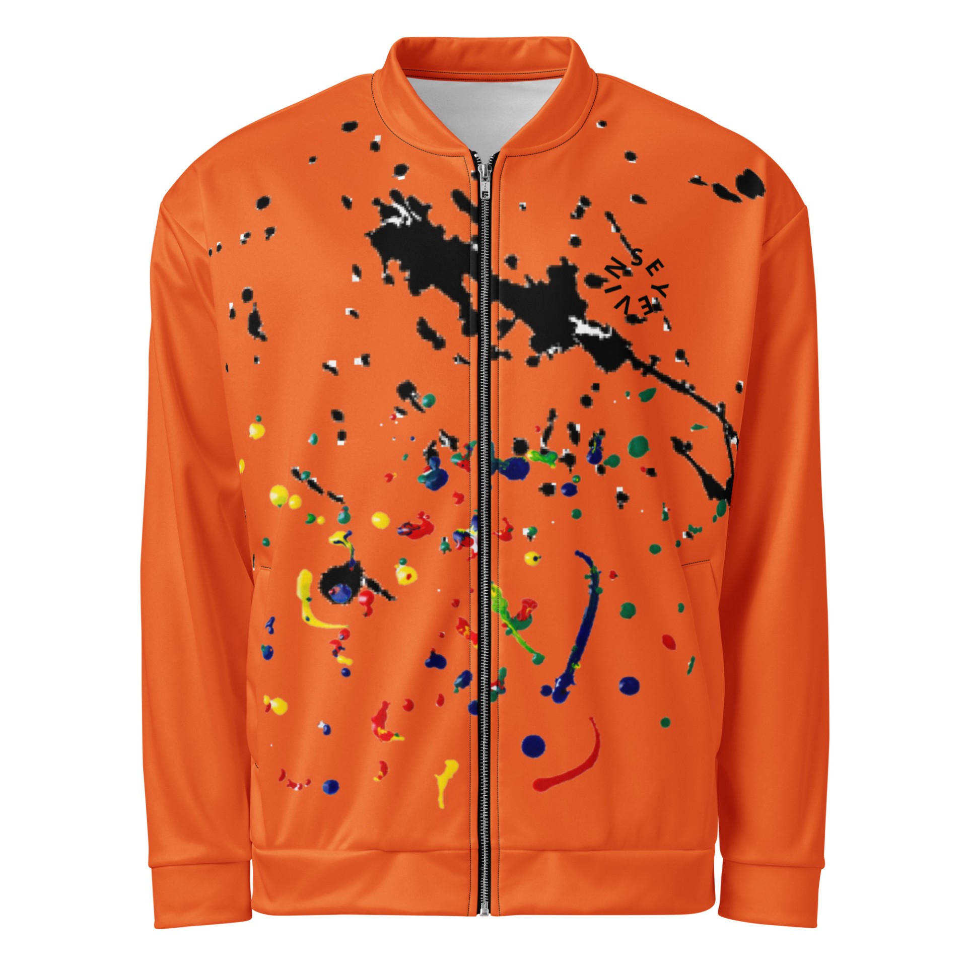 Veste Moon And The Universe paint orange Vinseye-influensse