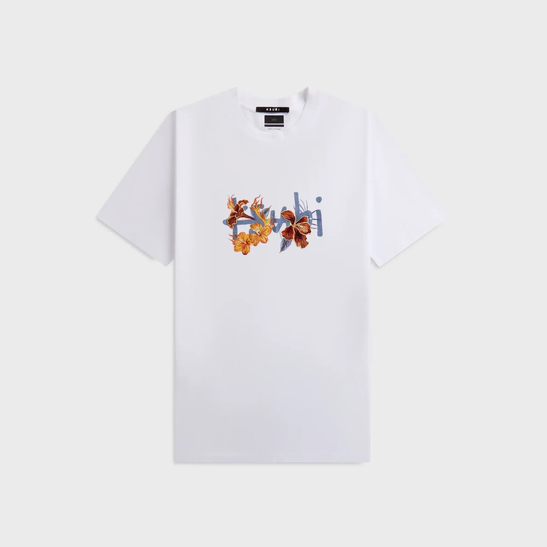 T-shirt Romeo Biggie blanc véritable Ksubi-influensse
