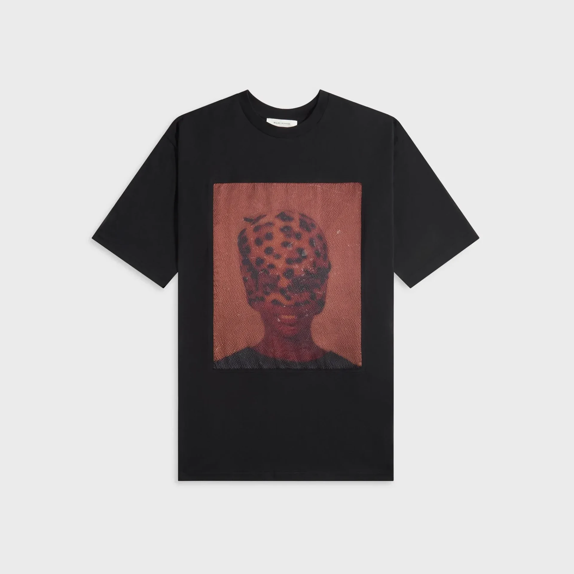 T-shirt Oversize Mary noir Wales Bonner-influensse