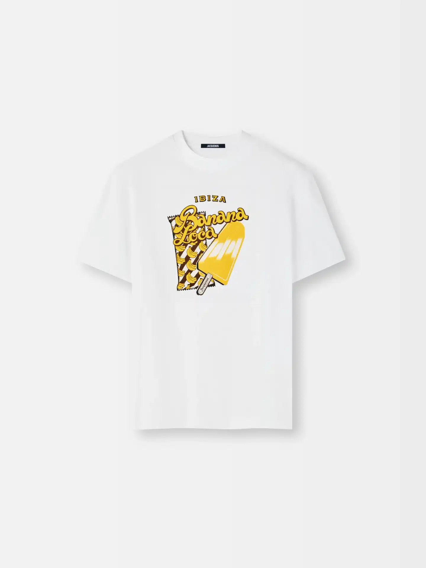 T-shirt Ibiza banana blanc Jacquemus-influensse