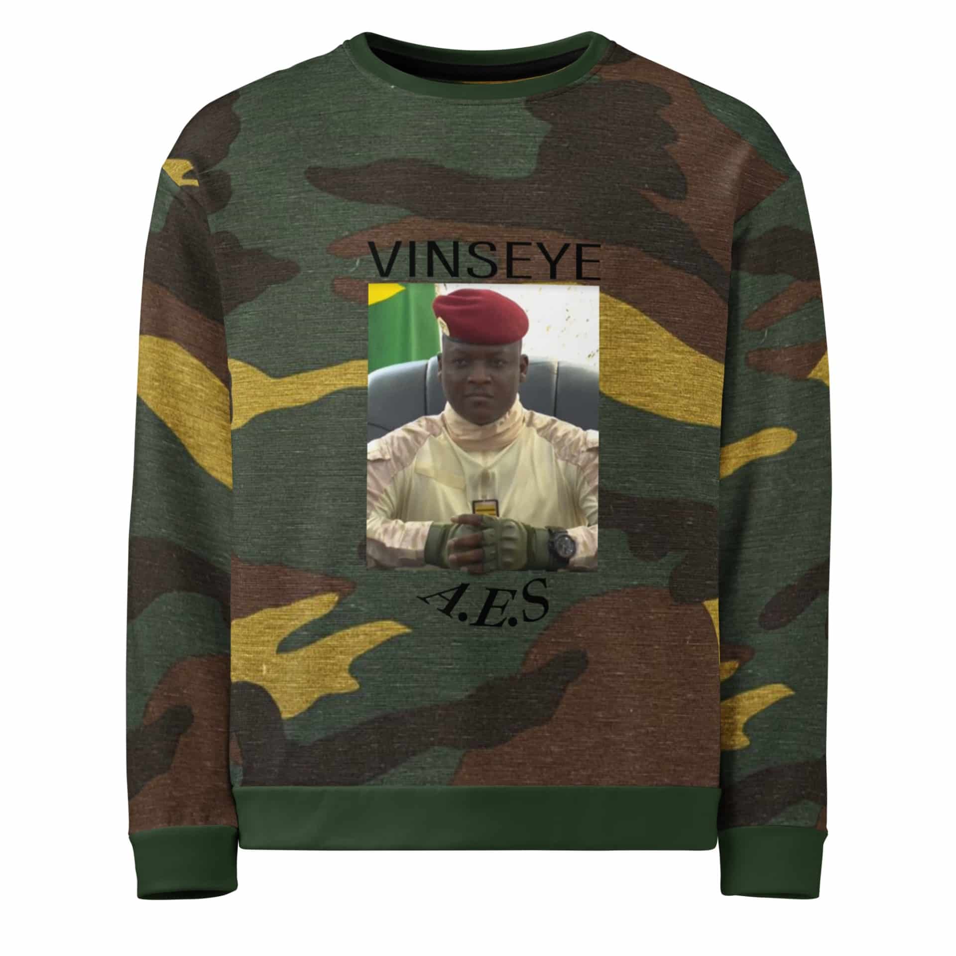 Sweat AES IB camo militaire Vinseye-influensse