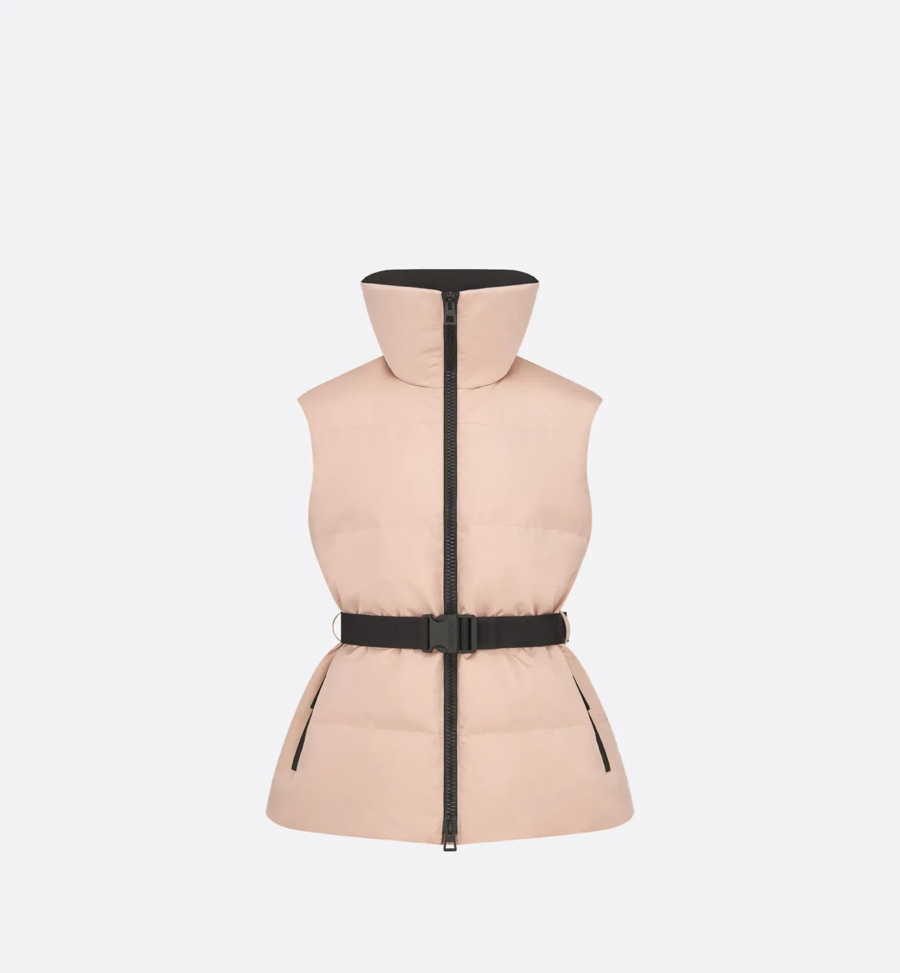 Doudoune sans manches ceinturée motif Star rose DiorAlps-influensse