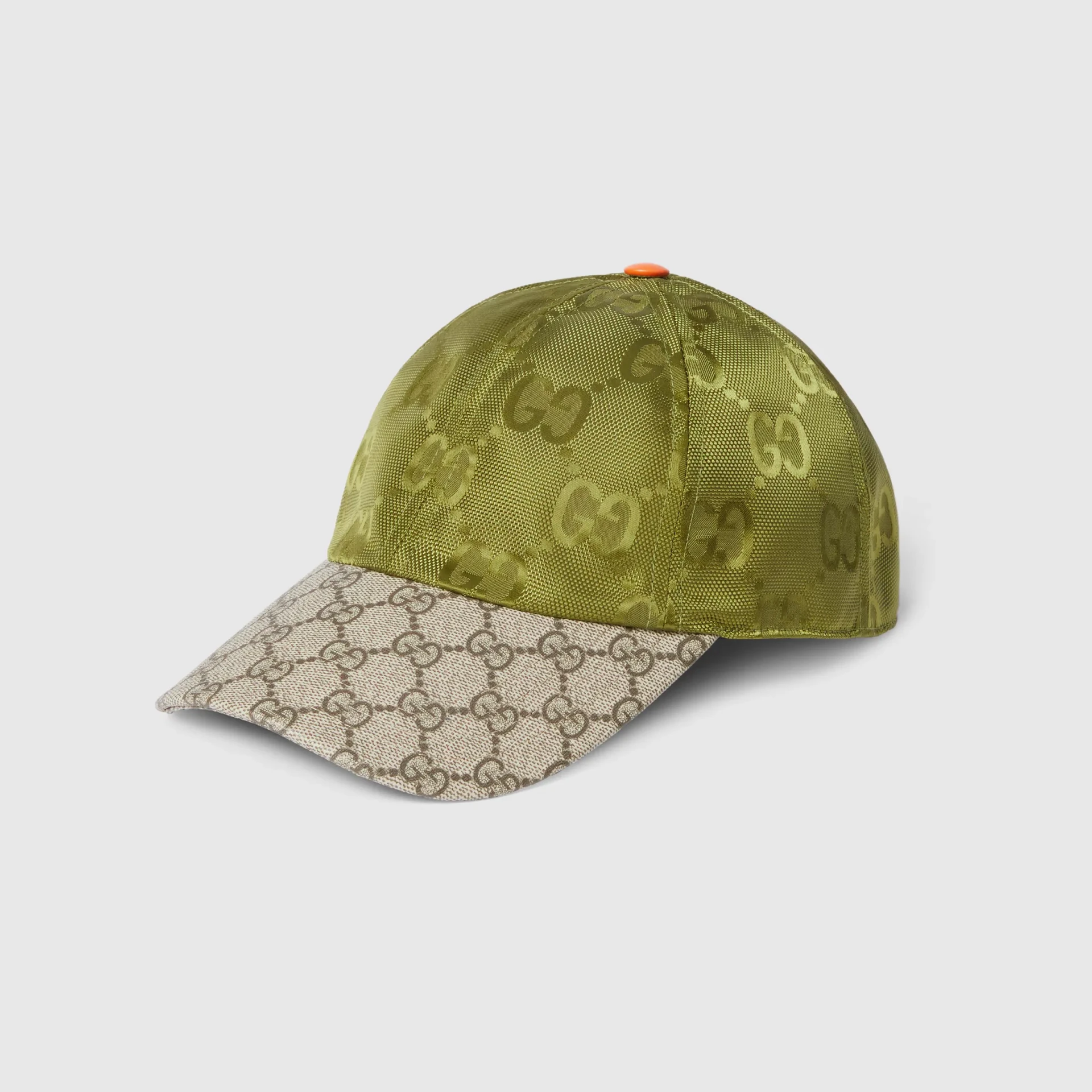 Casquette baseball Match motif GG vert foncé Gucci-influensse