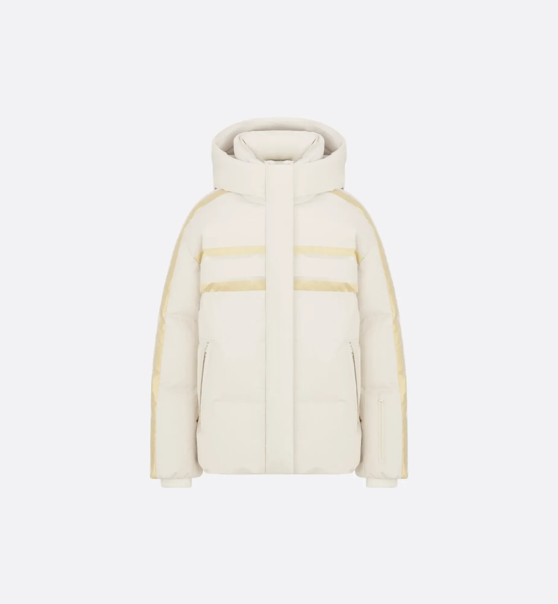 Doudoune à capuche motif Star blanc doré DiorAlps-influensse