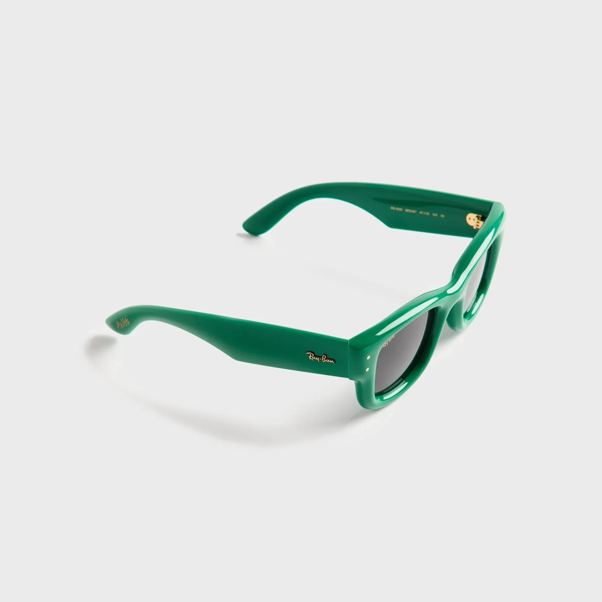 Lunettes de soleil Puffer Wayfarer vert Ray-Ban x Asap Rocky-influensse