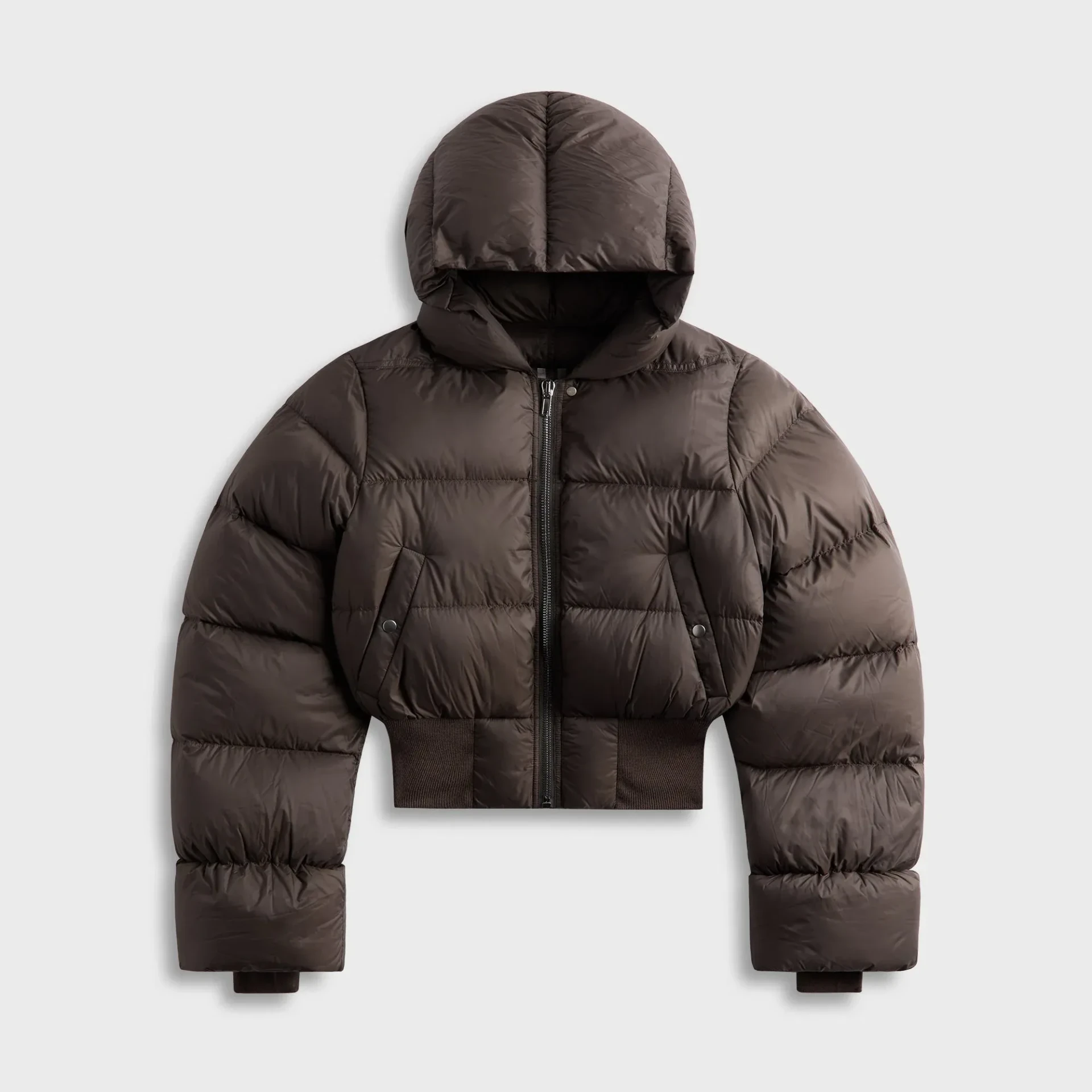 Doudoune courte à capuche Giacca darkdust Rick Owens-influensse