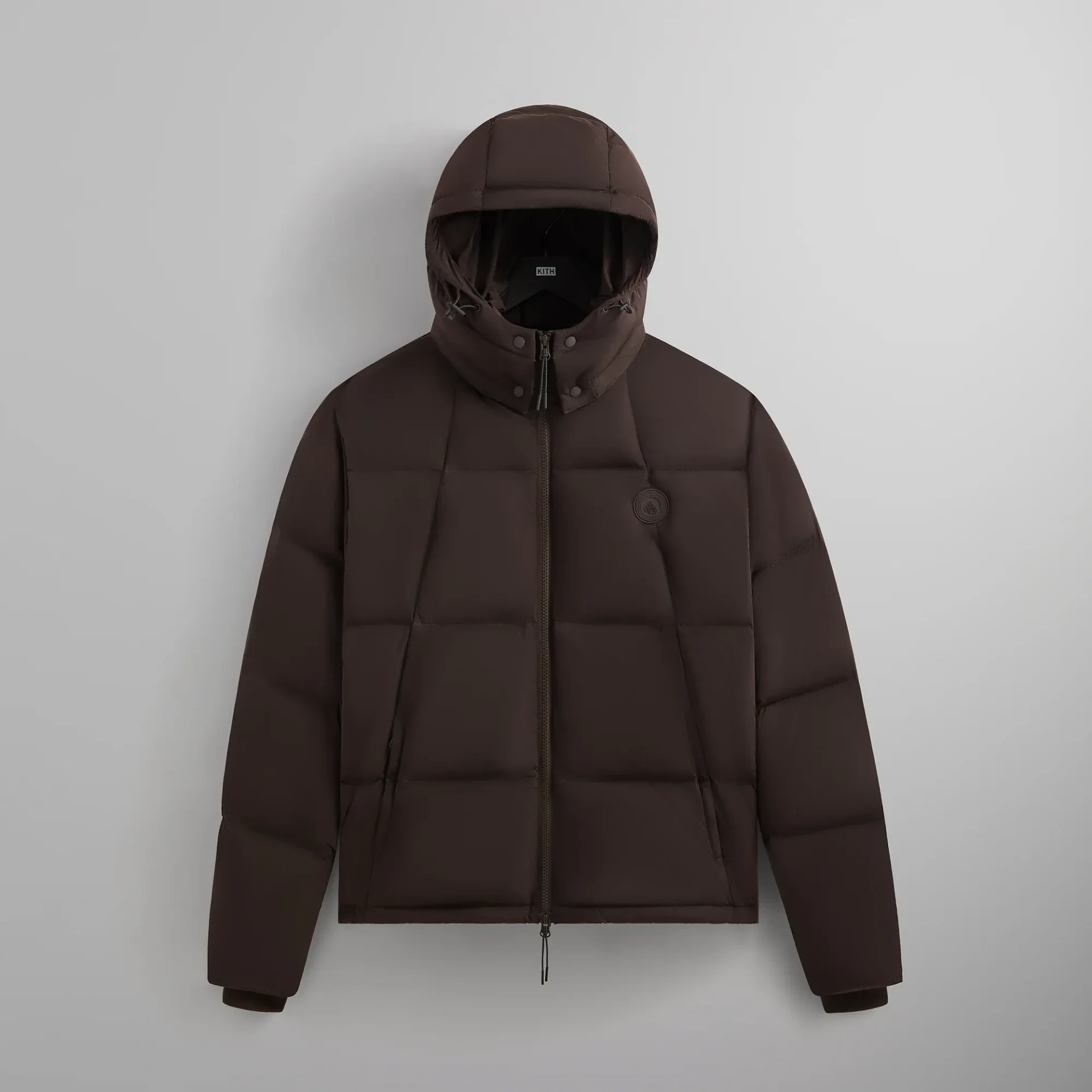 Doudoune à capuche mi-longue nylon froissé incognito Kith-influensse