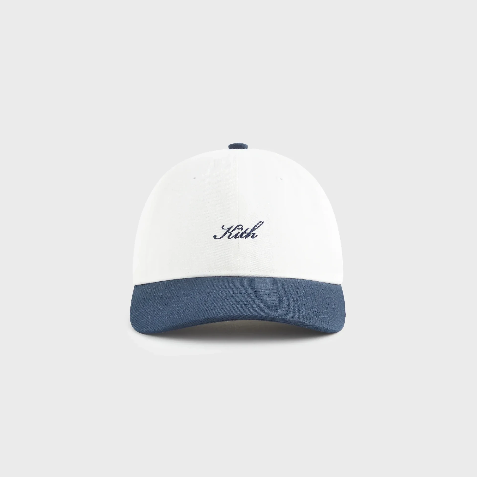 Casquette classique femme logo script blanc nocturne Kith-influensse