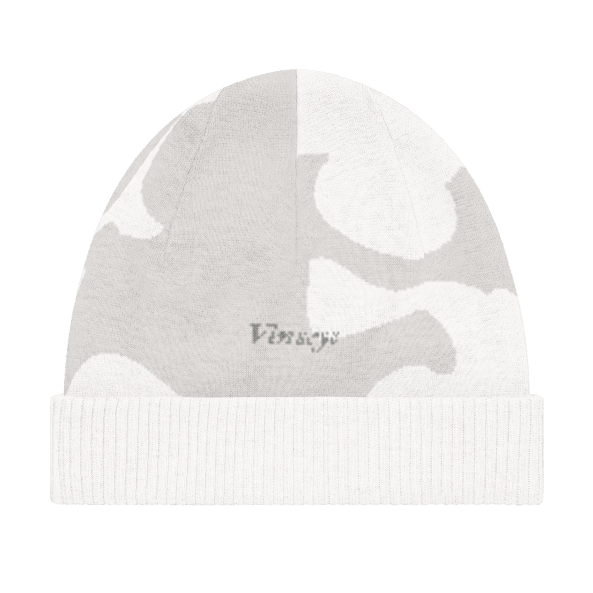 Bonnet tricot Script Signature camo blanc Vinseye-influensse