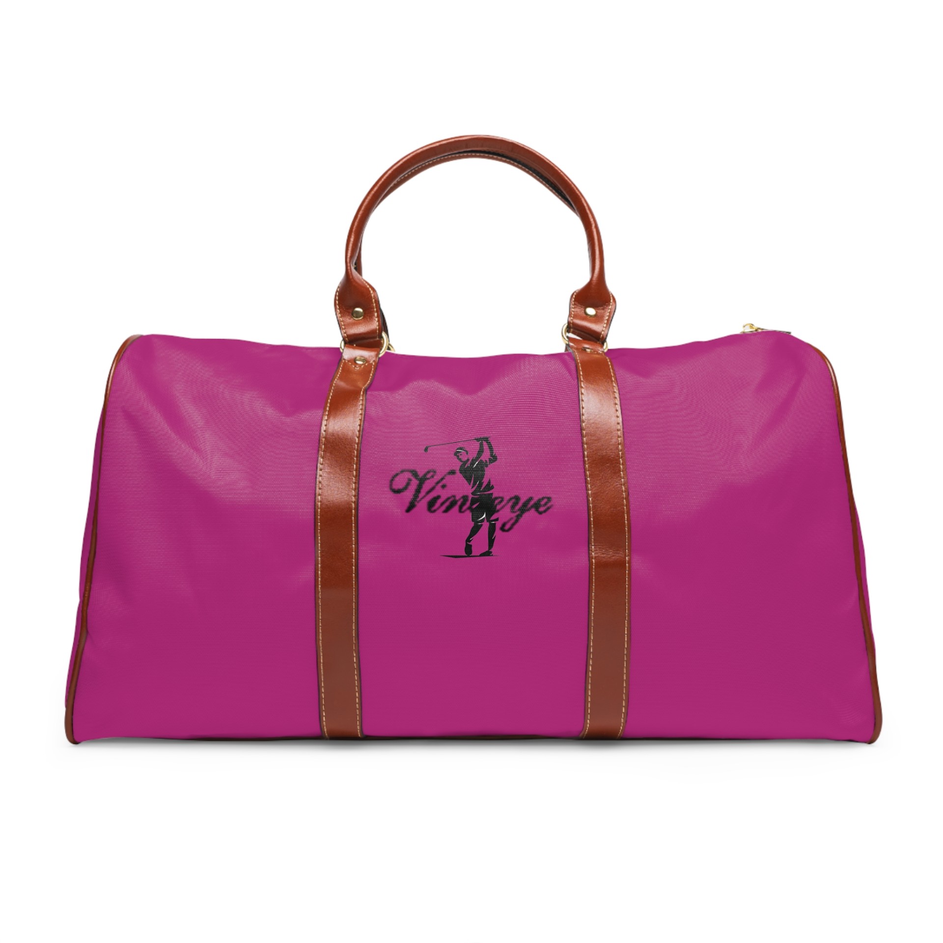 Sac de voyage Street Golfer Signature cuir rose Vinseye-influensse