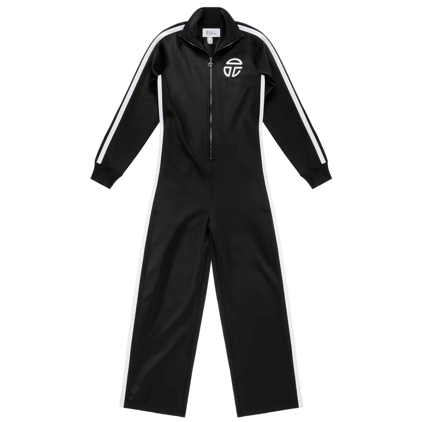 Combinaison manches longues logo rayures noir Telfar-influensse