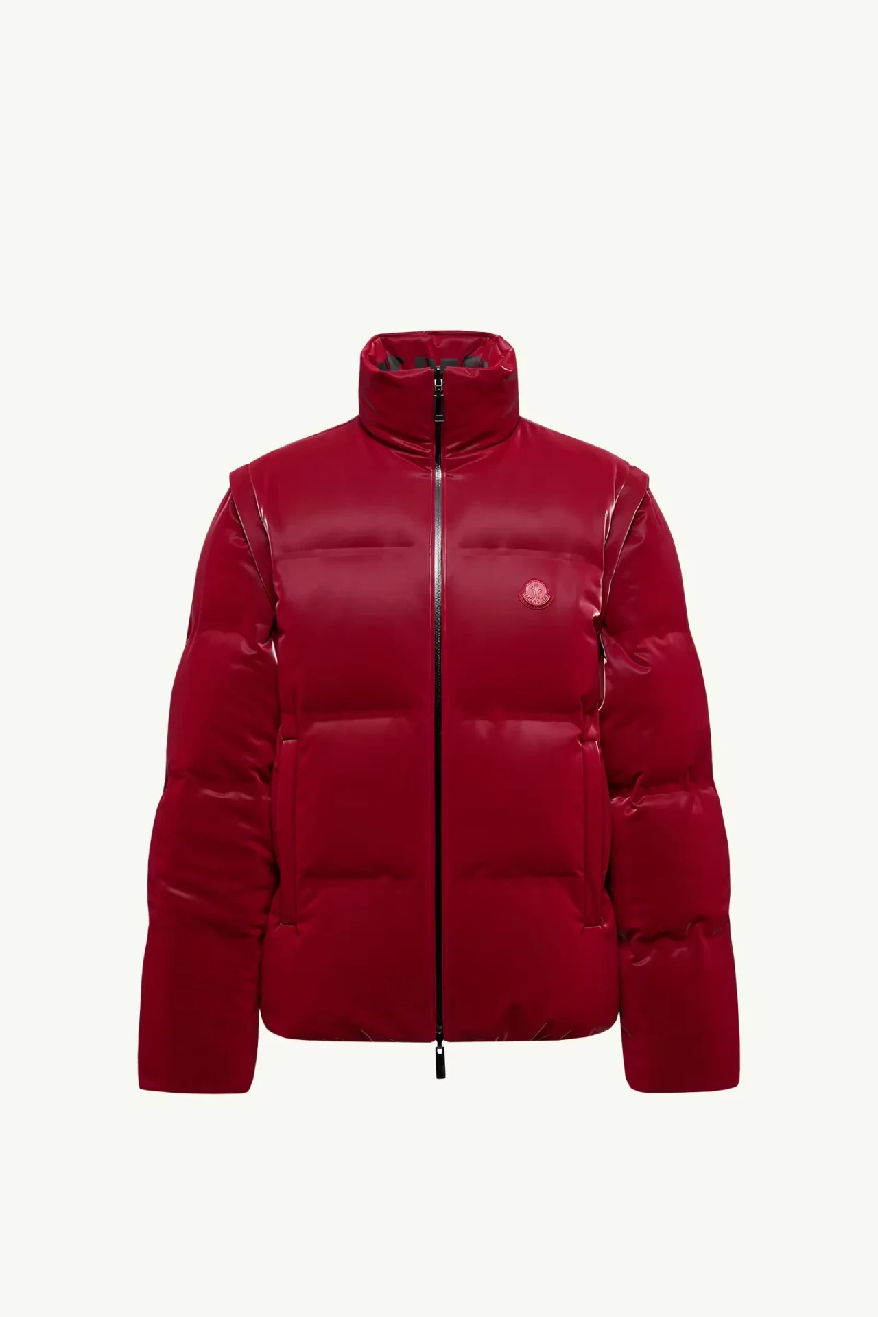 Doudoune réversible Throttle 2 en 1 rouge foncé bleu Moncler x A$AP Rocky-influensse