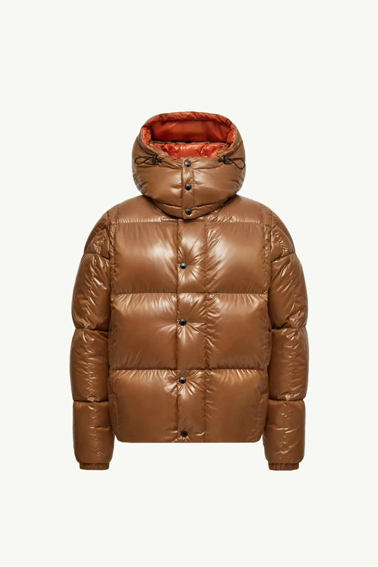 Doudoune courte capuche Parana marron clair Moncler-influensse