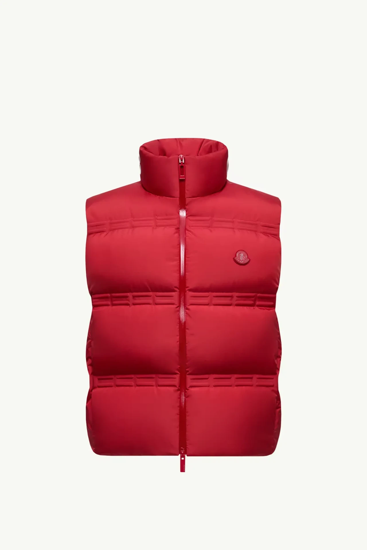 Doudoune sans manches Sparky rouge Moncler x A$AP Rocky-influensse