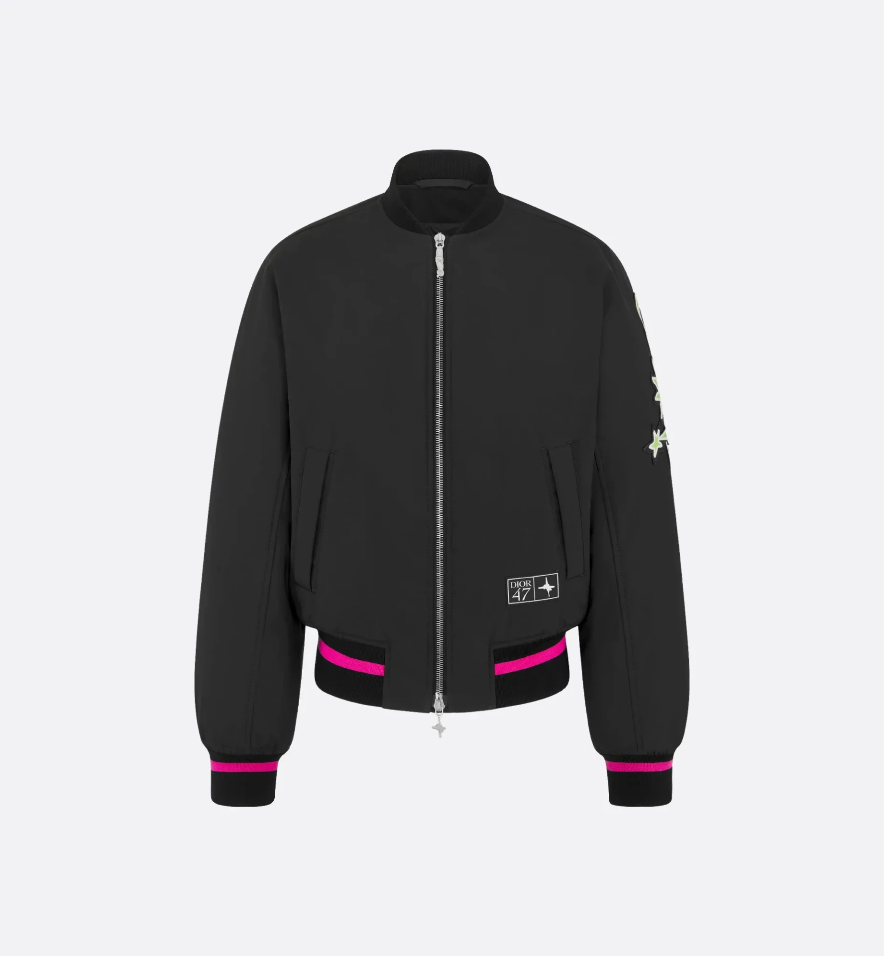 Blouson Dior And Lewis Hamilton toile technique noir Dior-influensse