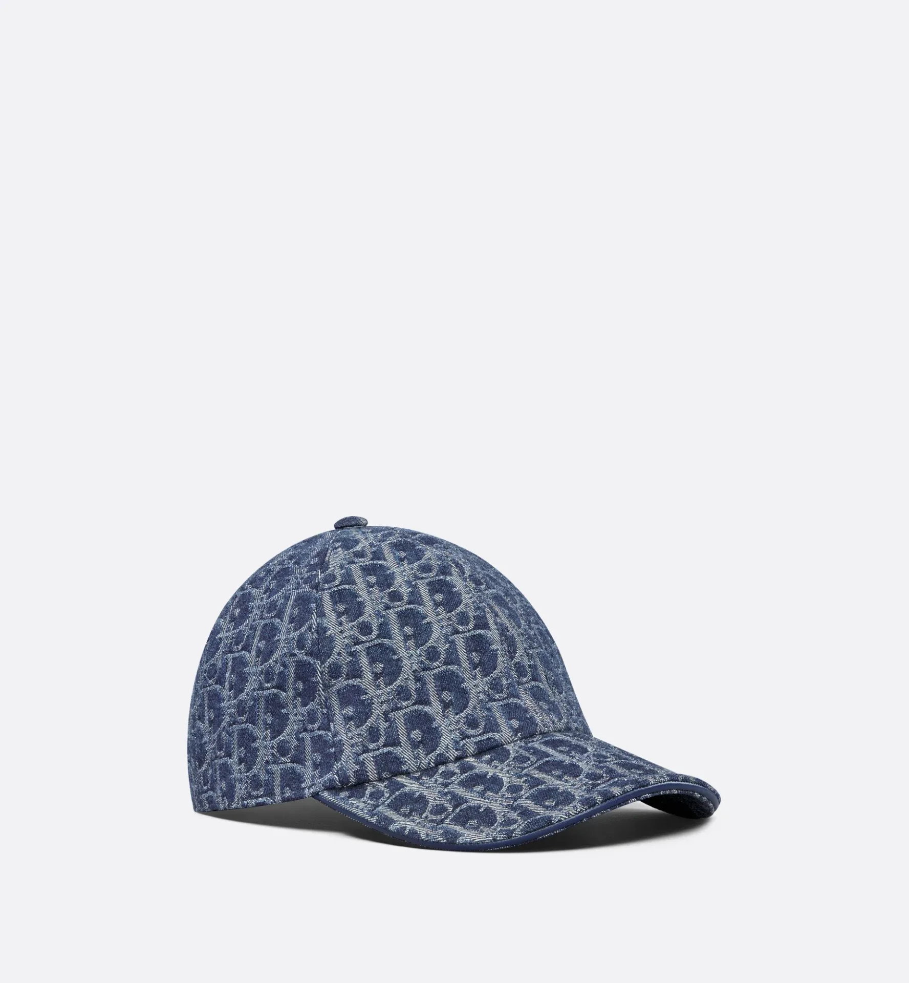 Casquette Femme D-Player oblique toile denim bleu Dior-influensse