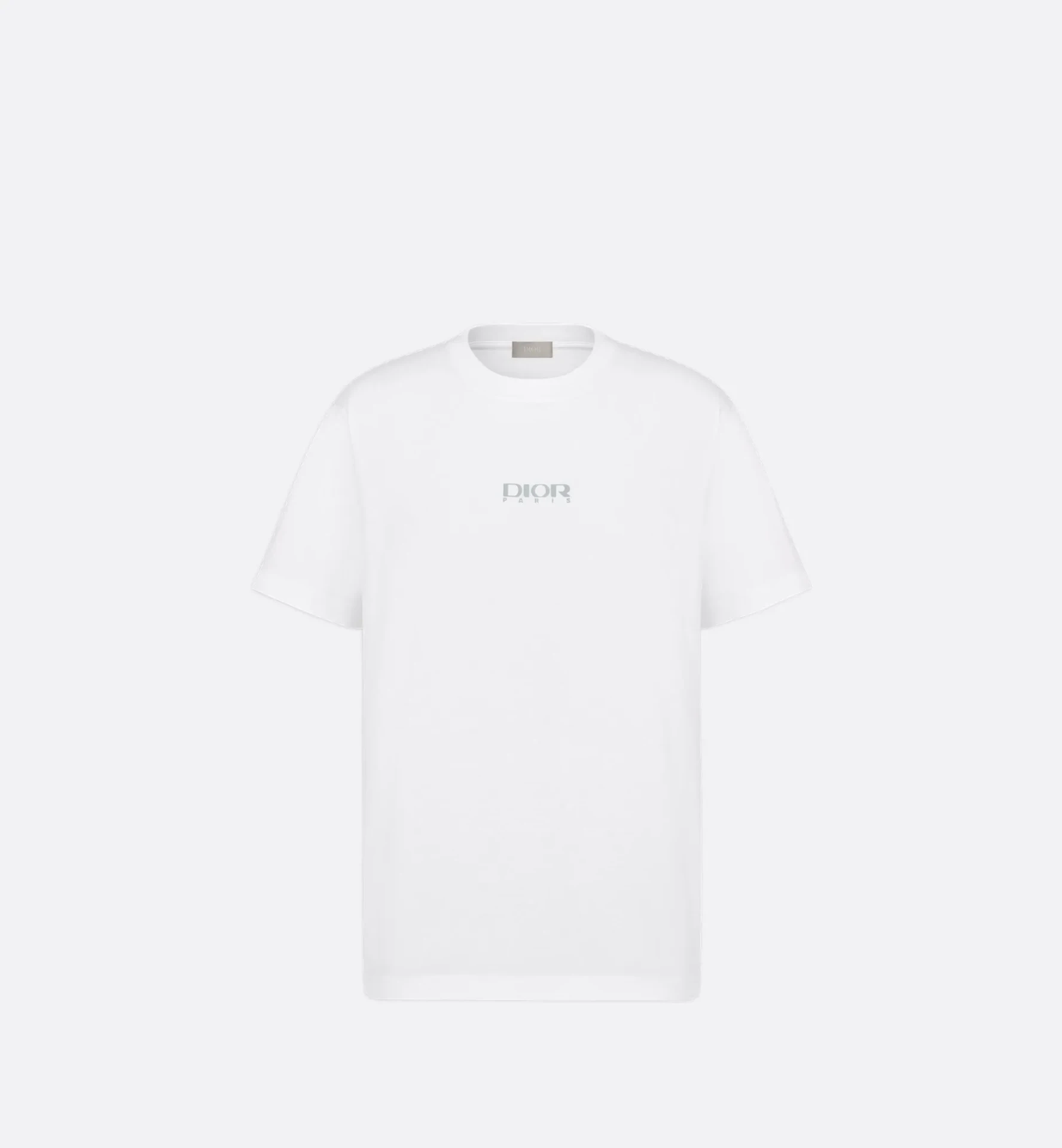 T-shirt Dior And Descente jersey coton blanc-influensse