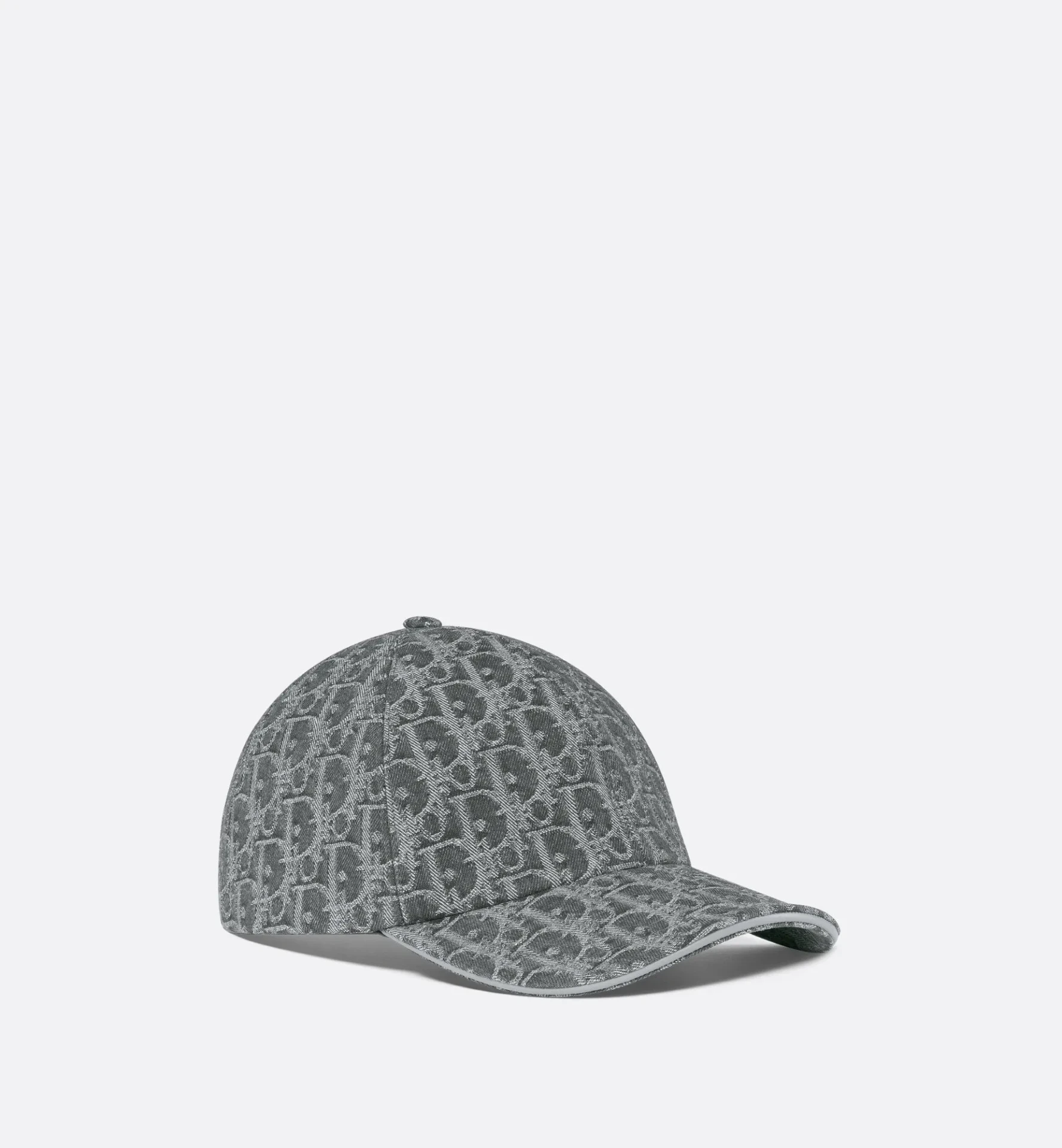 Casquette Femme D-Player oblique toile denim gris anthracite Dior-influensse