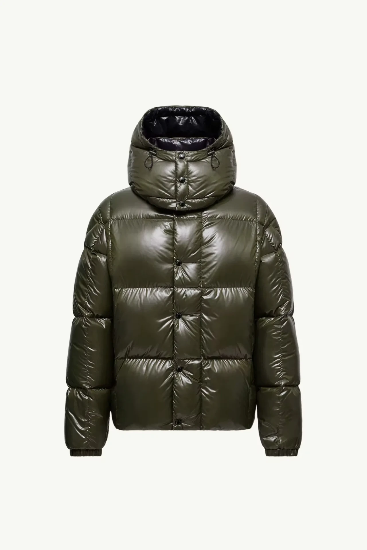 Doudoune courte capuche Parana vert olive Moncler-influensse