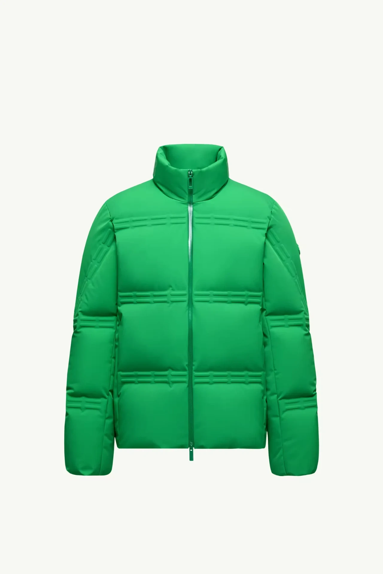 Doudoune courte Genius Rally vert vif Moncler x A$AP Rocky-influensse