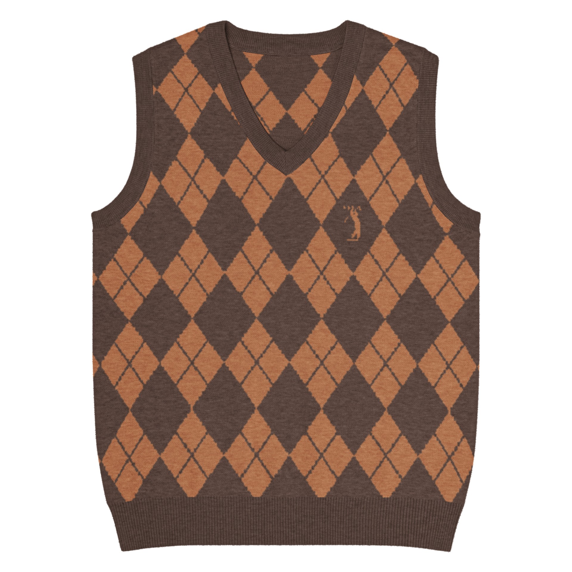 Pull tricot sans manches Street Golfer Terre rouille Vinseye-influensse