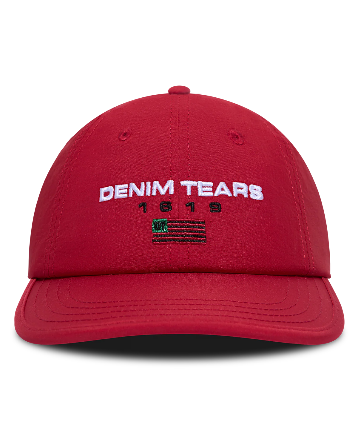 Casquette 1619 rouge Denim Tears-influensse