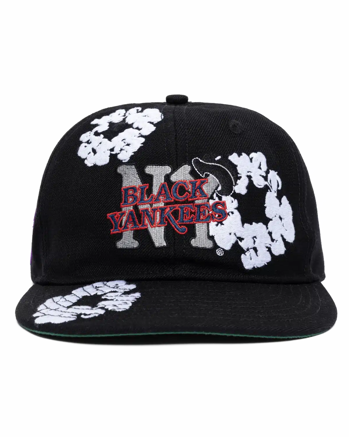 Casquette Wreath Black Yankees noir Denim Tears-influensse