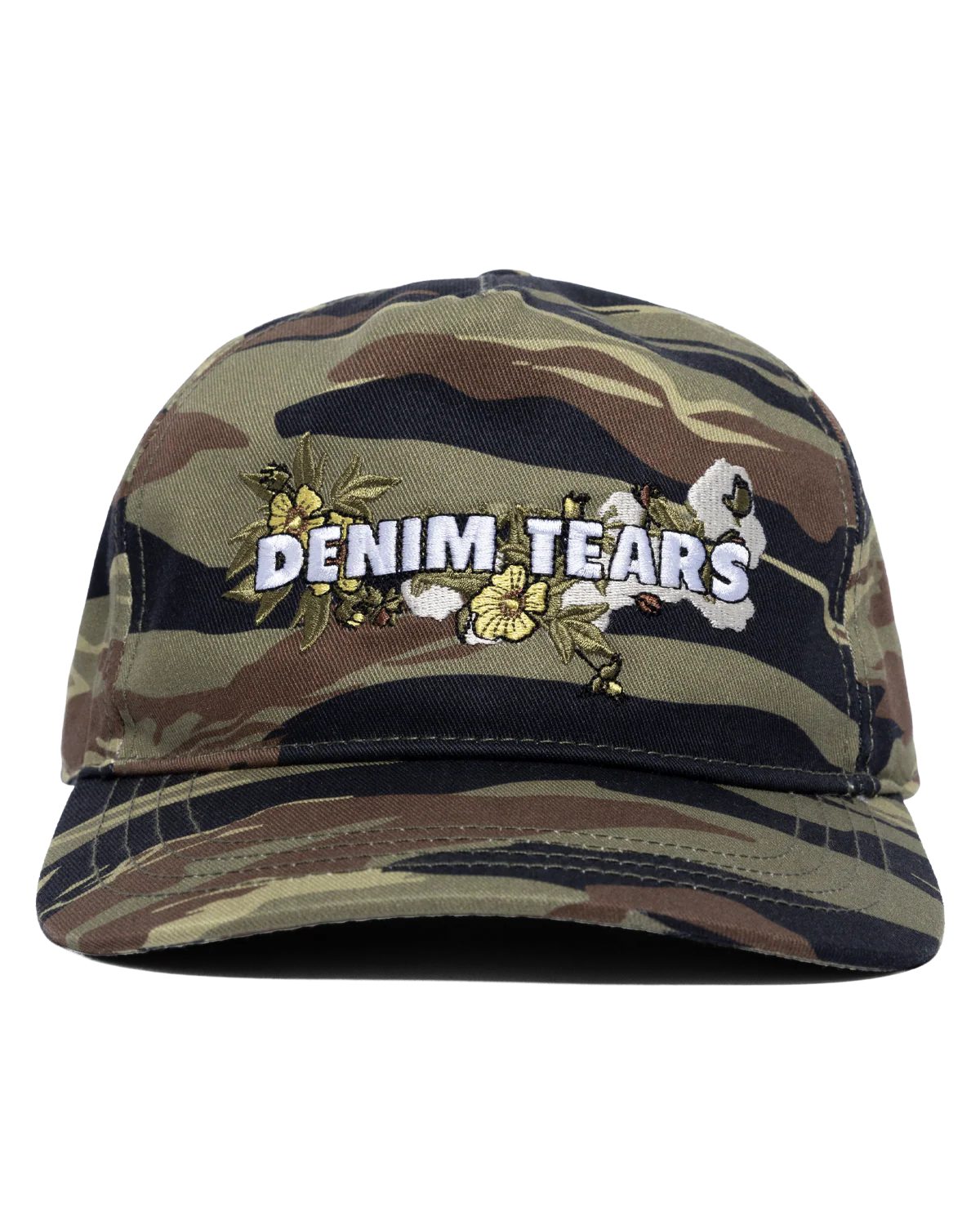 Casquette Trucker logo floral camo vert Denim Tears-influensse