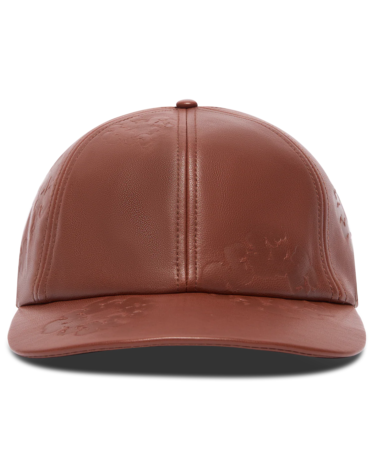 Casquette Wreath cuir marron Denim Tears-influensse