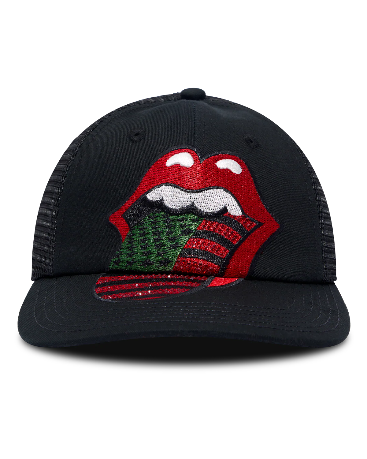Casquette Rolling Stone strass noir Denim Tears-influensse