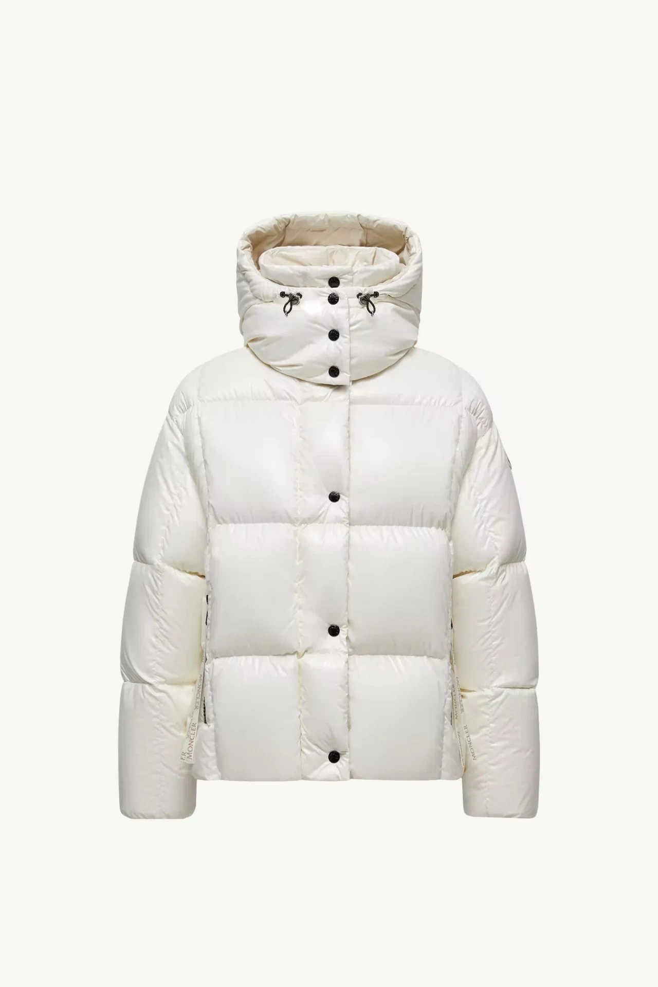 Doudoune courte capuche Parana blanc Moncler-influensse