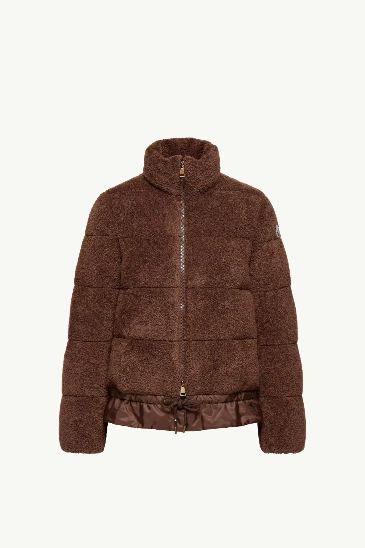 Doudoune courte Teddy Cedre marron Moncler-influensse